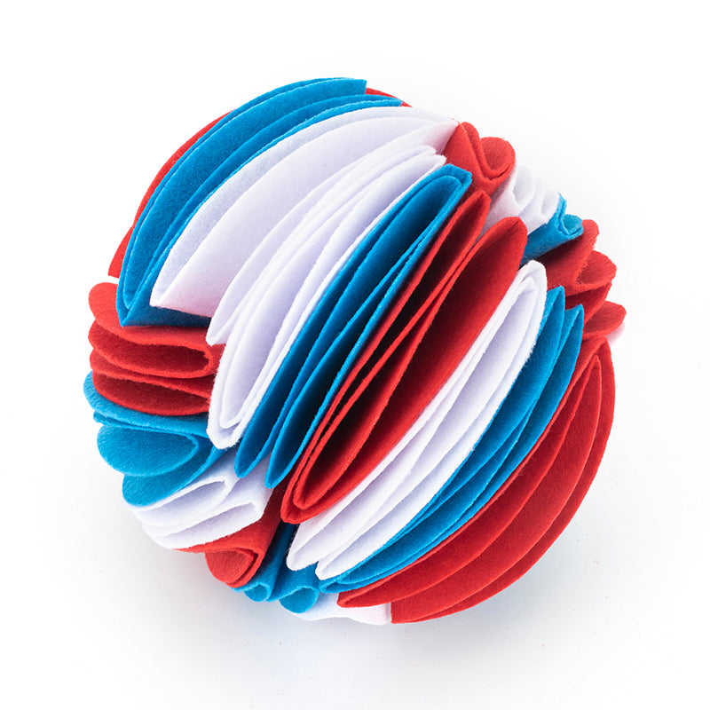 Foldable Snuffle Ball for Dogs & Cats – IQ & Scent Training Toy