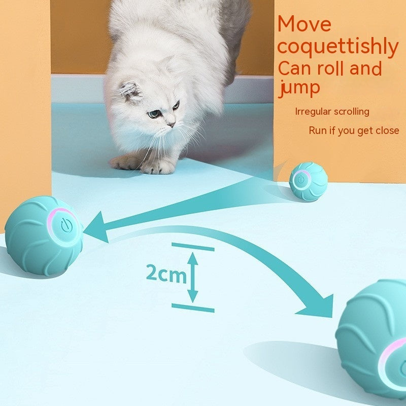 Automatic Rolling & Bouncing Smart Cat Toy Ball