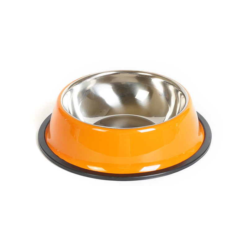 Dual-Use Stainless Steel Pet Feeding Bowl