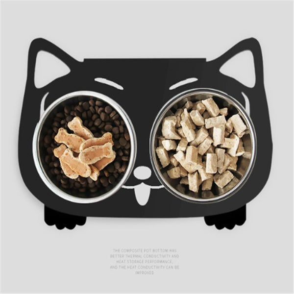 Anti-Falling Inclined Pet Feeding & Water Bowl