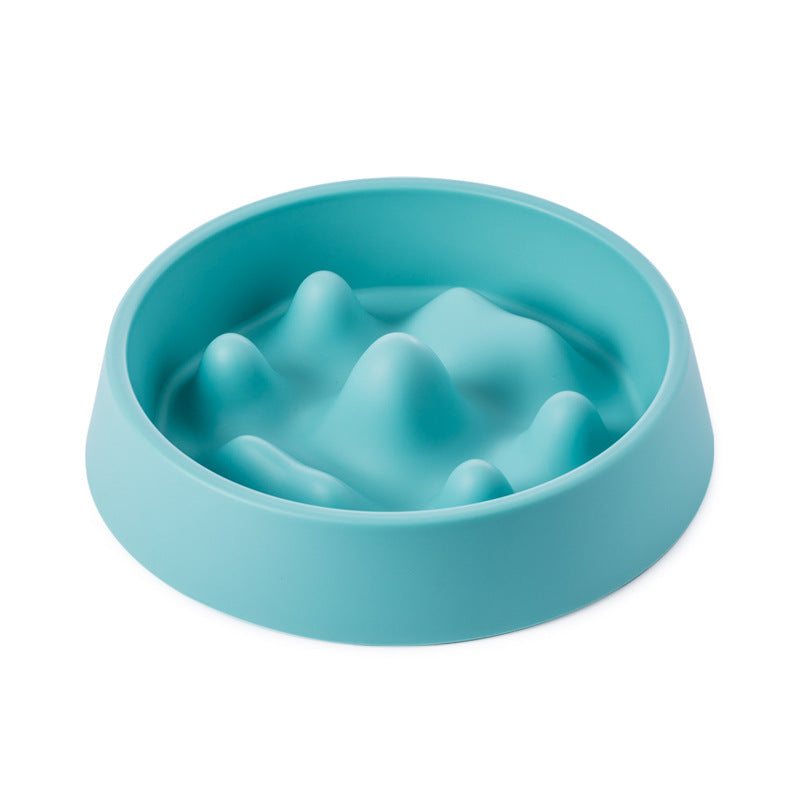 Slow-Feeding Pet Bowl with Mountain Maze Design
