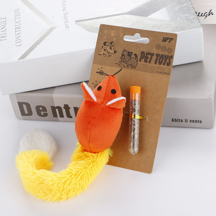 Long-Tail Mouse Teaser Toy for Cats