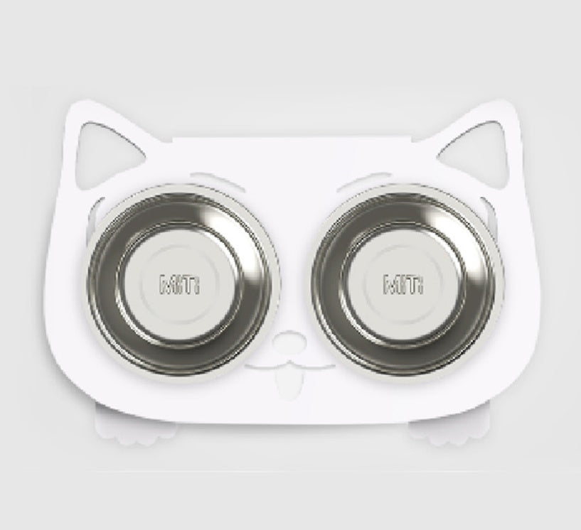 Anti-Falling Inclined Pet Feeding & Water Bowl