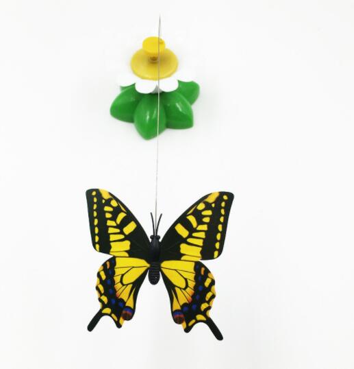 Electric Rotating Butterfly & Bird Toy for Pets