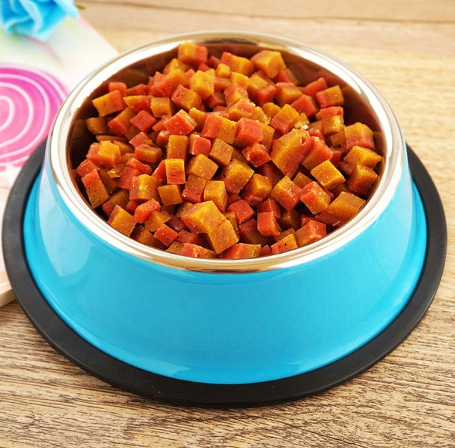 Dual-Use Stainless Steel Pet Feeding Bowl