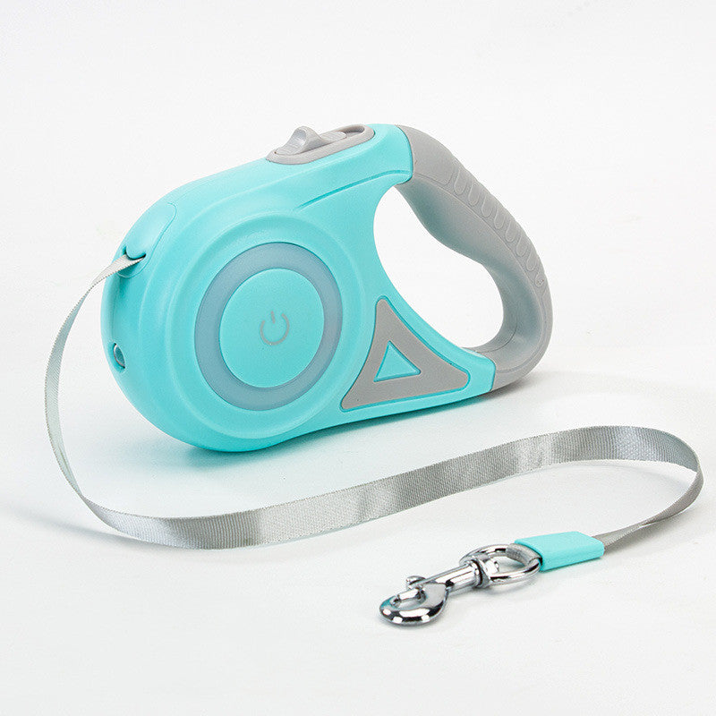 Retractable Dog Leash with Automatic Brake & Matching Collar