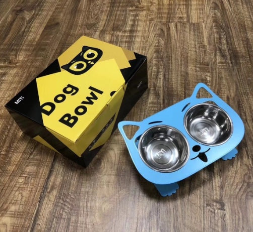 Anti-Falling Inclined Pet Feeding & Water Bowl