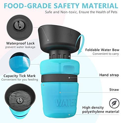 Foldable Outdoor Pet Travel Water Bottle