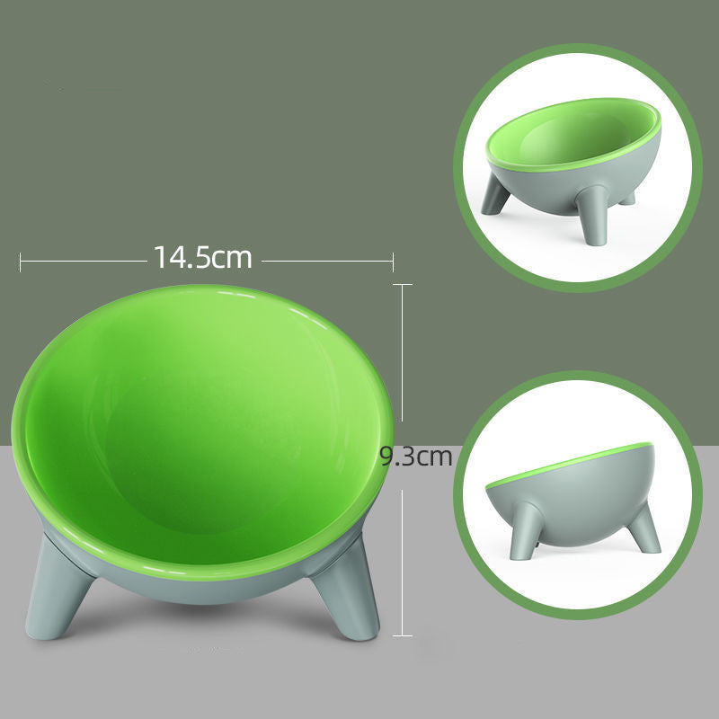 Tilted Pet Feeding Bowl with Stable Stand