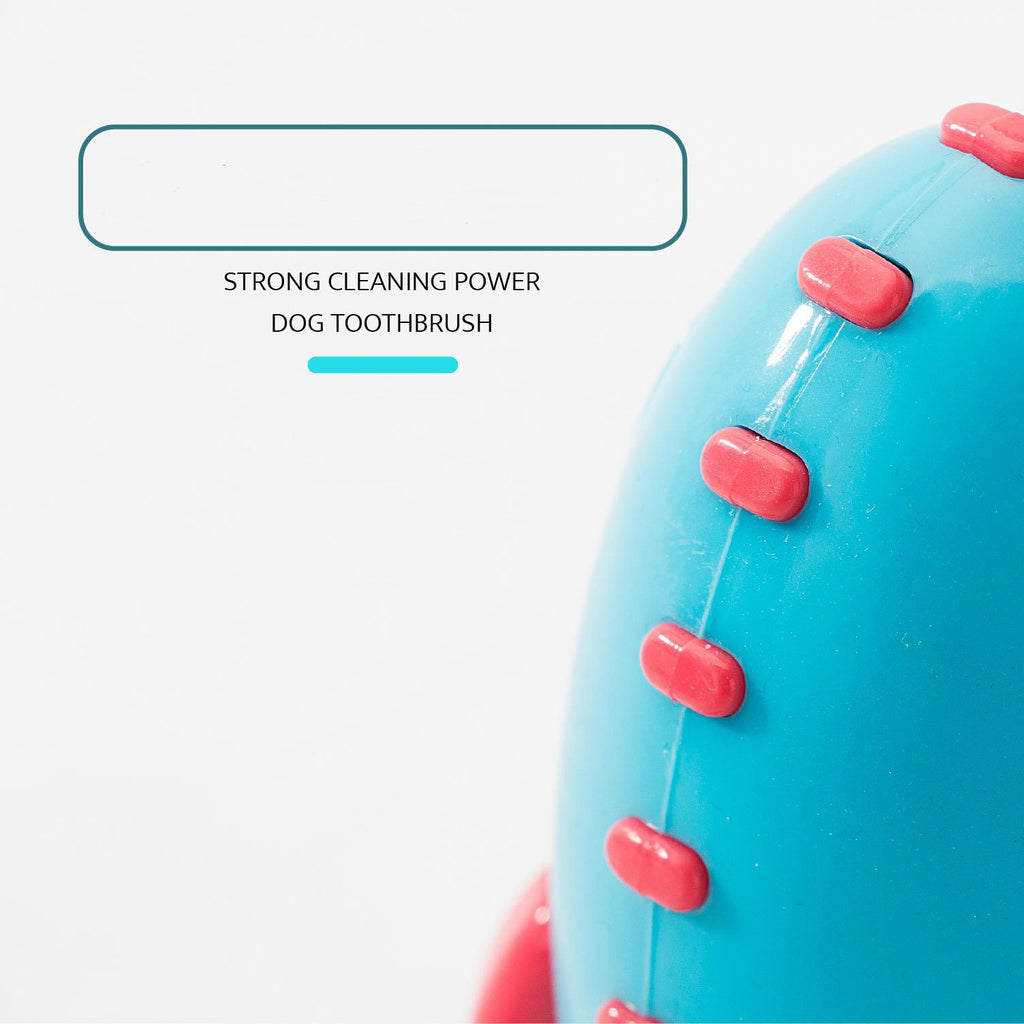 Rocket-Shaped Bite-Resistant Treat Dispensing Dog Toy