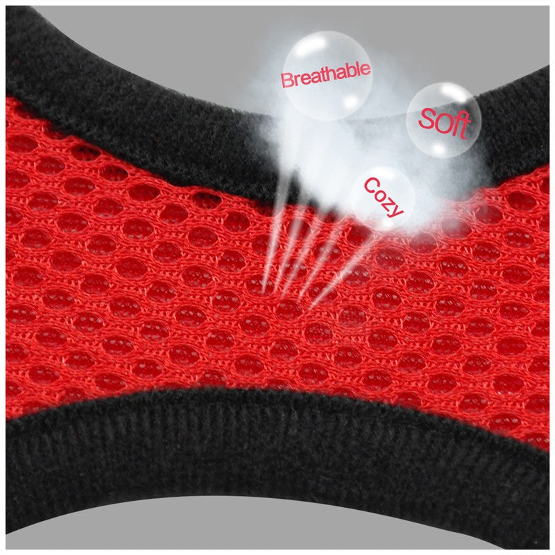 Breathable Mesh Pet Car Seat Belt & Leash