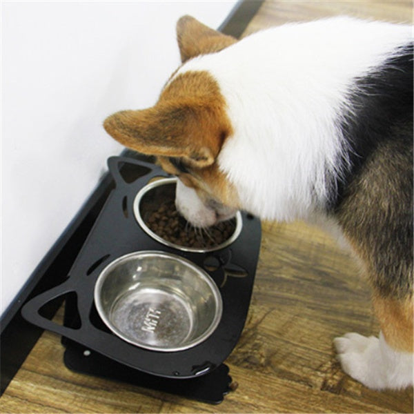Anti-Falling Inclined Pet Feeding & Water Bowl