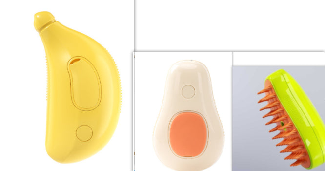 Steamy 3-in-1 Electric Cat & Dog Grooming Brush