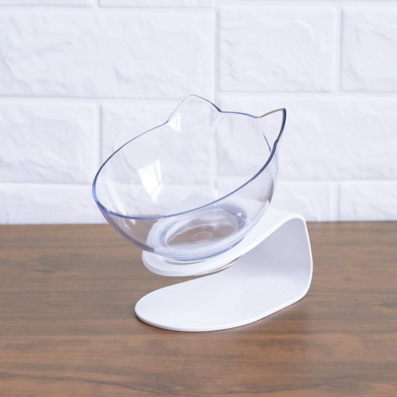 Non-Slip Double Cat Bowl with Raised Stand
