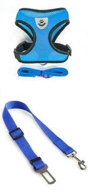 Breathable Mesh Pet Car Seat Belt & Leash