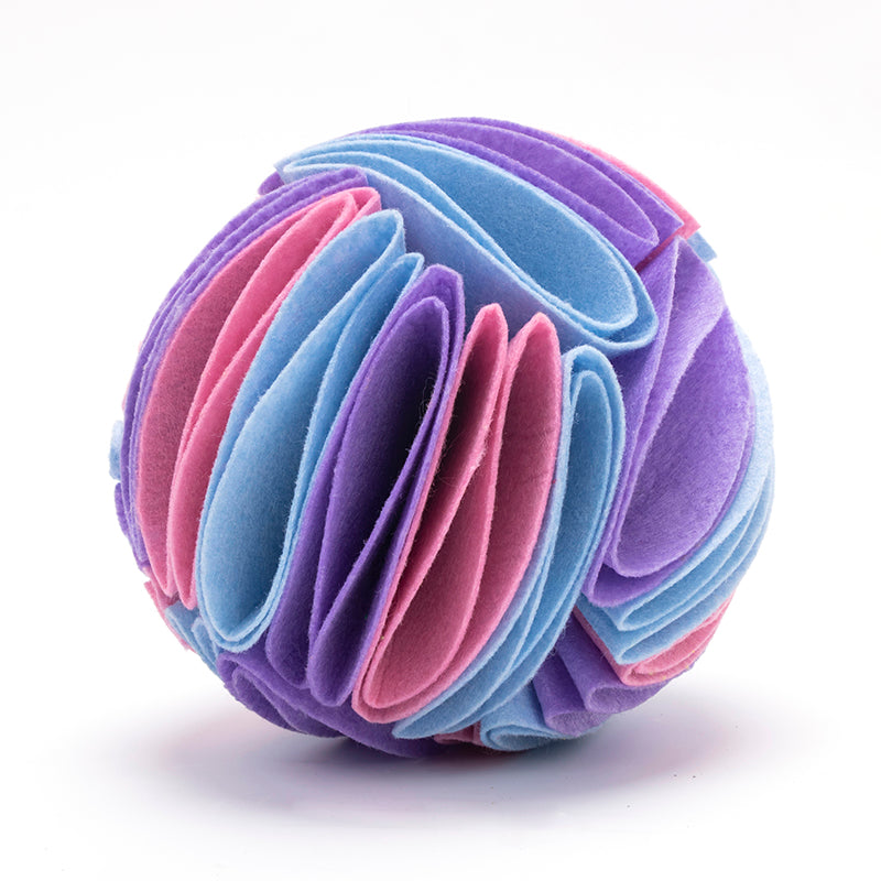 Foldable Snuffle Ball for Dogs & Cats – IQ & Scent Training Toy