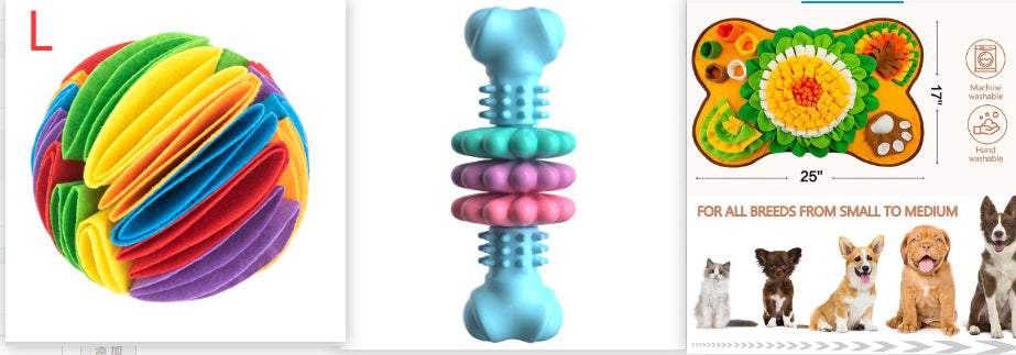 Durable TPR Bone Chew Toy for Dogs