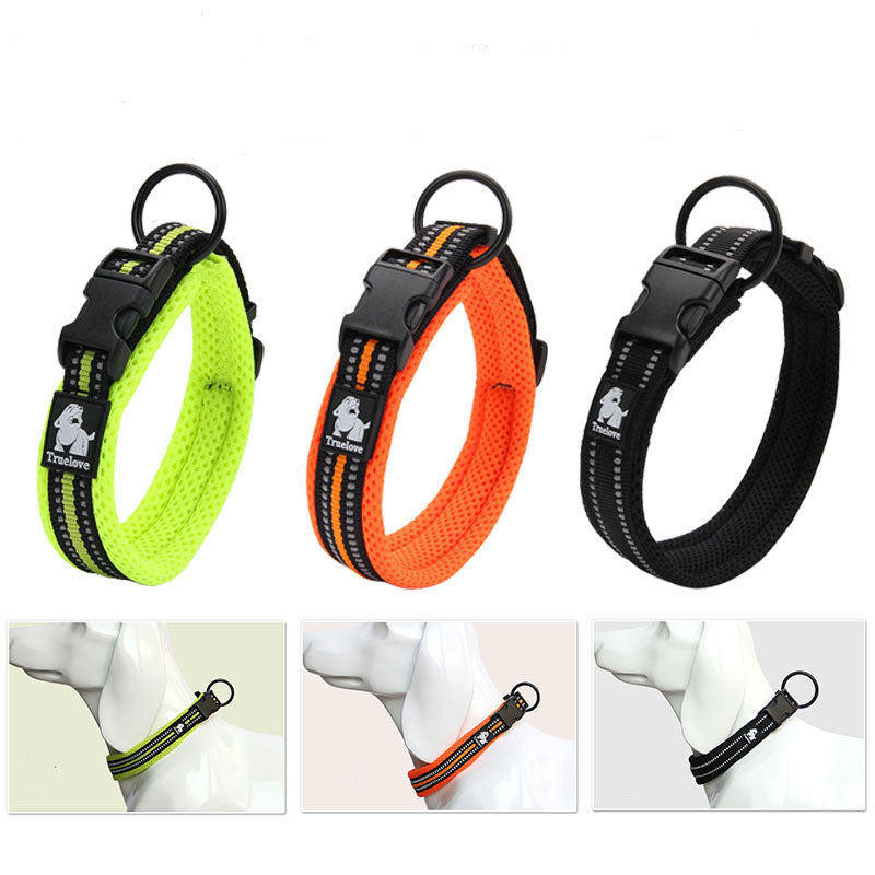 Reflective Soft-Padded Anti-Strangulation Dog Collar