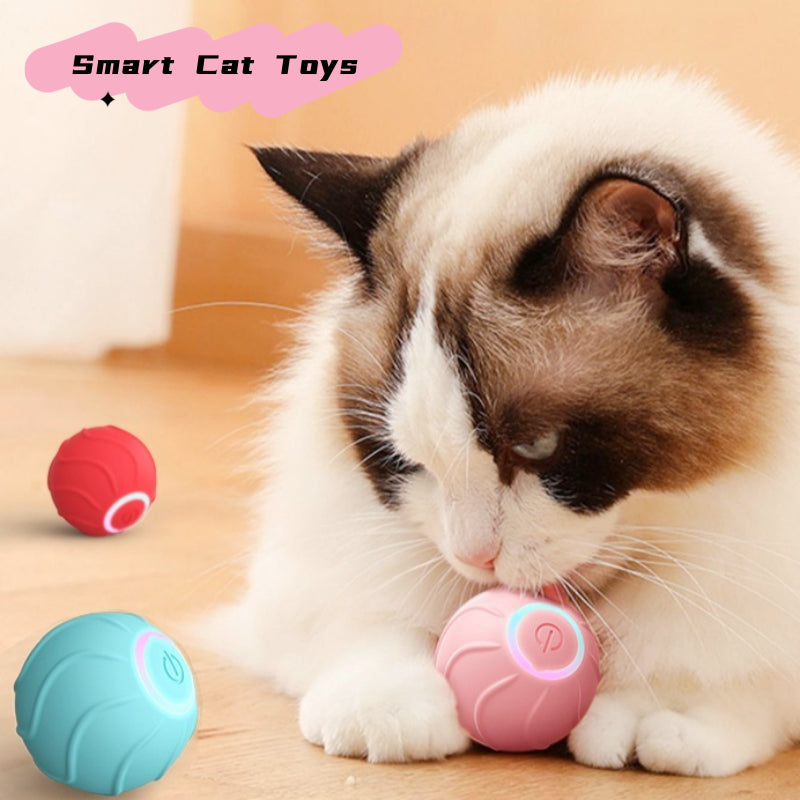 Automatic Rolling & Bouncing Smart Cat Toy Ball