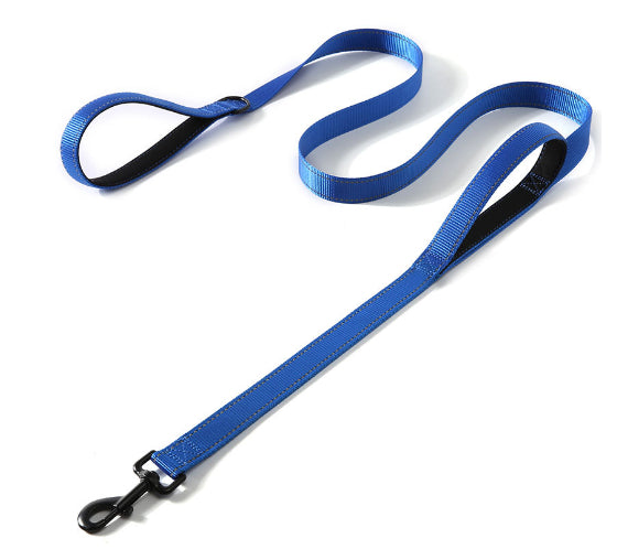 Double-Handle Reflective Pet Pull Leash