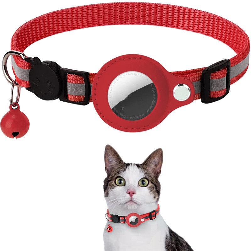 Reflective Waterproof Airtag-Compatible Pet Collar