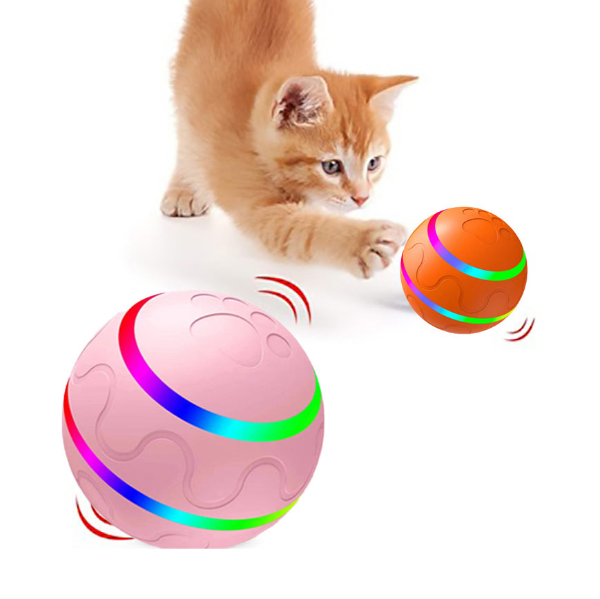 Intelligent Self-Rotating Cat Wicked Ball Toy