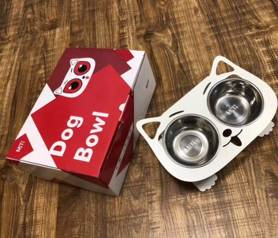 Anti-Falling Inclined Pet Feeding & Water Bowl