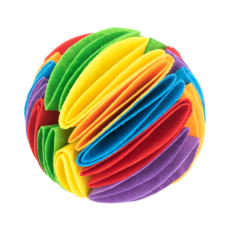 Foldable Snuffle Ball for Dogs & Cats – IQ & Scent Training Toy