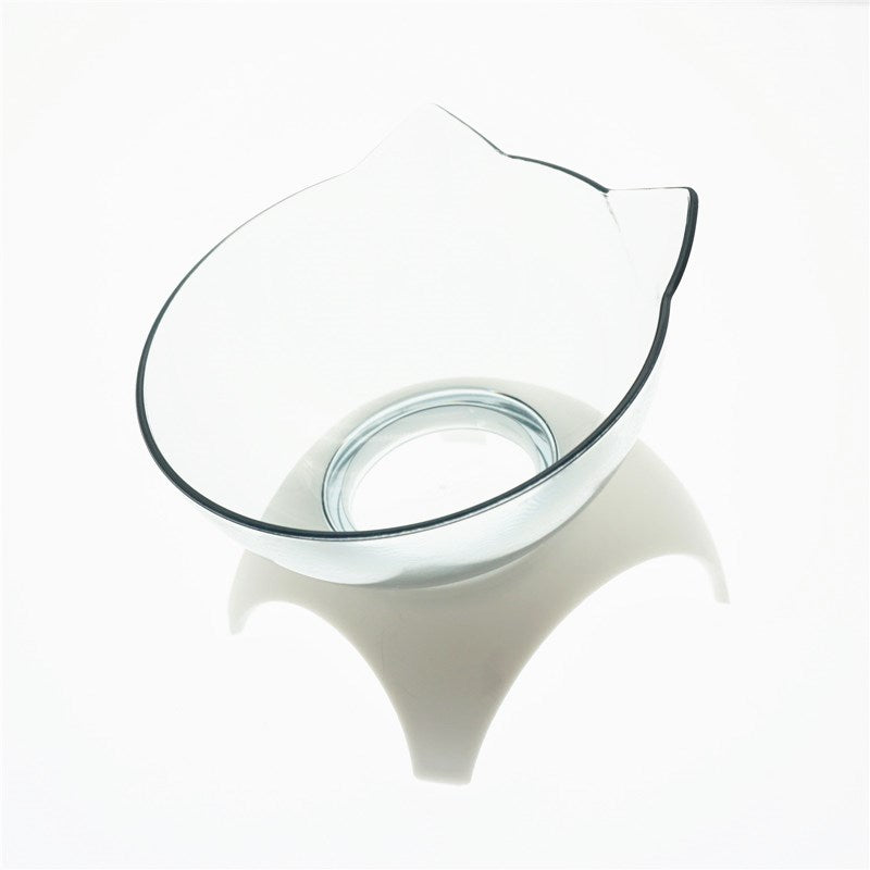Non-Slip Double Cat Bowl with Raised Stand