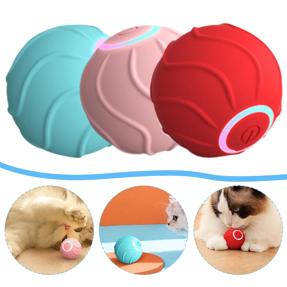 Automatic Rolling & Bouncing Smart Cat Toy Ball