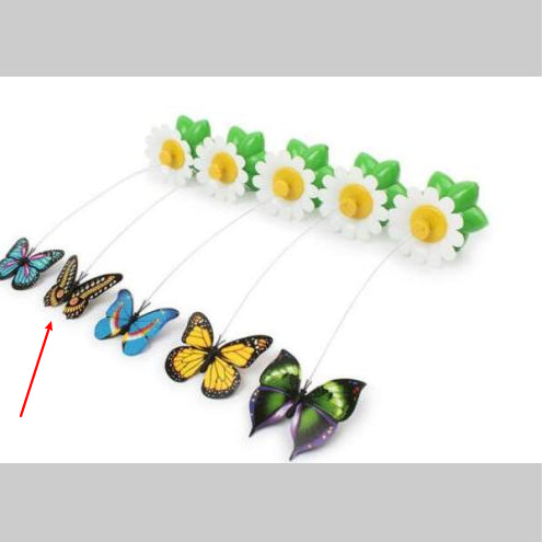 Electric Rotating Butterfly & Bird Toy for Pets