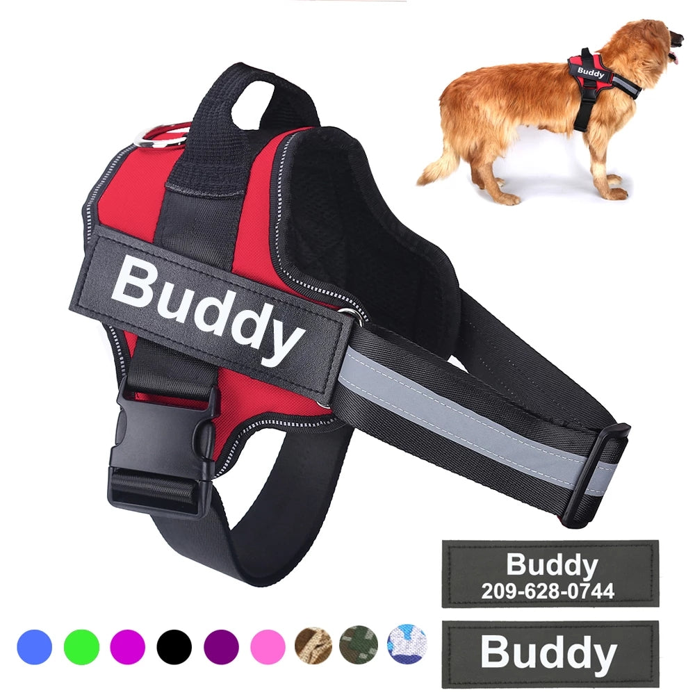 Reflective No-Pull Adjustable Dog Harness