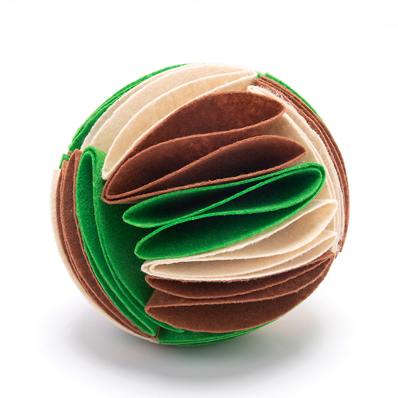 Foldable Snuffle Ball for Dogs & Cats – IQ & Scent Training Toy