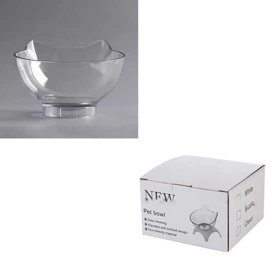 Non-Slip Double Cat Bowl with Raised Stand