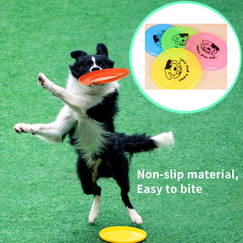 Silicone Dog Flying Saucer Toy