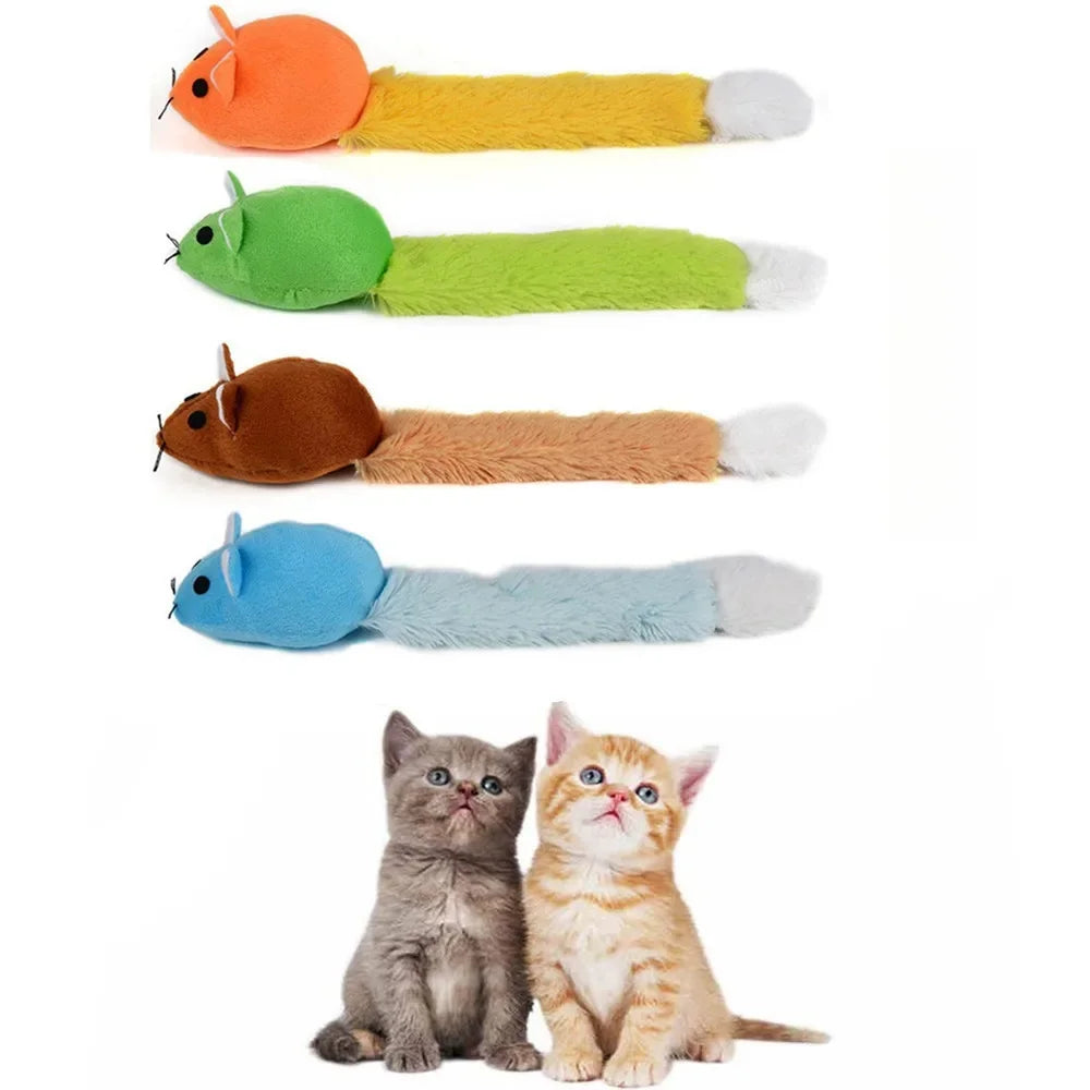 Long-Tail Mouse Teaser Toy for Cats
