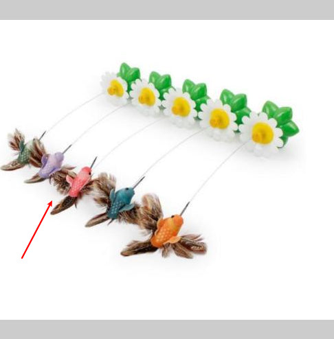 Electric Rotating Butterfly & Bird Toy for Pets