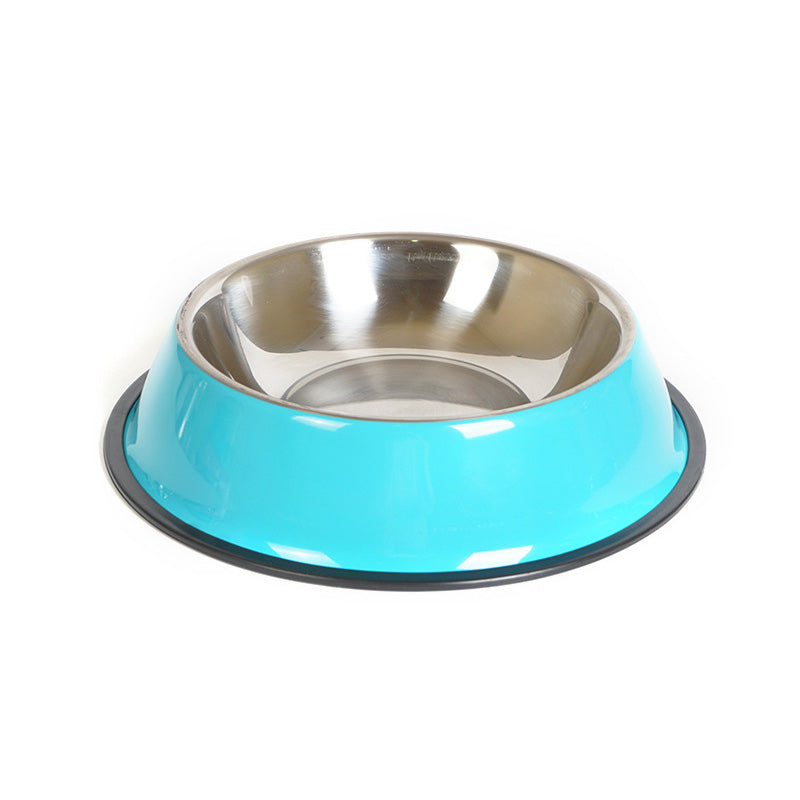 Dual-Use Stainless Steel Pet Feeding Bowl