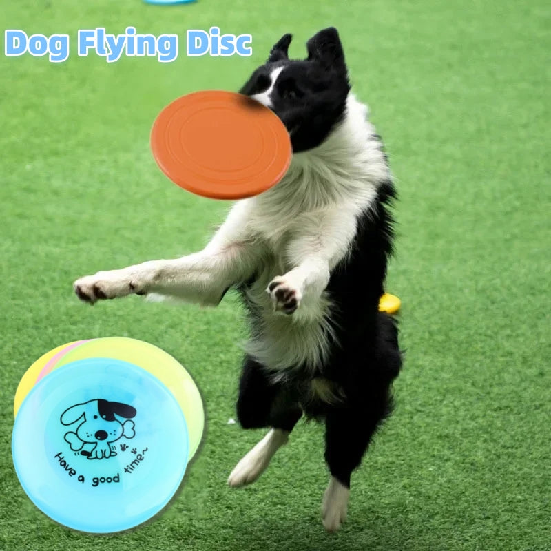 Silicone Dog Flying Saucer Toy