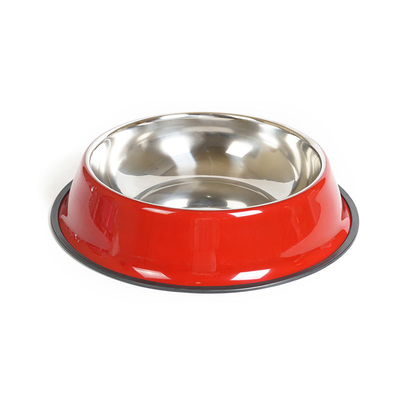 Dual-Use Stainless Steel Pet Feeding Bowl
